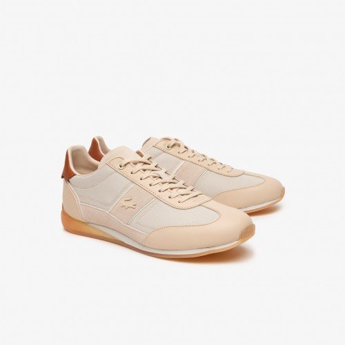 Giày Lacoste Angular Textile Nam - Trắng Nâu Giày Lacoste Angular Textile Nam - Trắng Nâu
