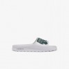 Dép Lacoste Croco 2.0 Synthetic Slides Nam - Trắng