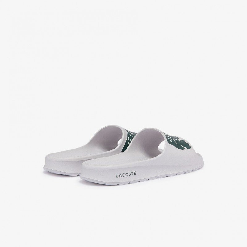 Dép Lacoste Croco 2.0 Synthetic Slides Nam - Trắng