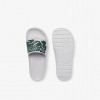 Dép Lacoste Croco 2.0 Synthetic Slides Nam - Trắng