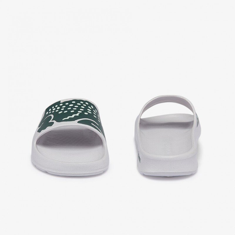 Dép Lacoste Croco 2.0 Synthetic Slides Nam - Trắng