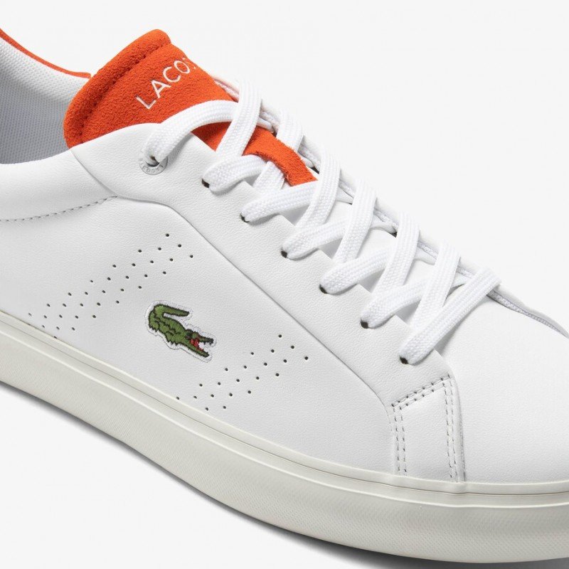 Giày Lacoste PowerCourt 2.0 223 Nam - Trắng Cam Giày Lacoste PowerCourt 2.0 223 Nam - Trắng Cam