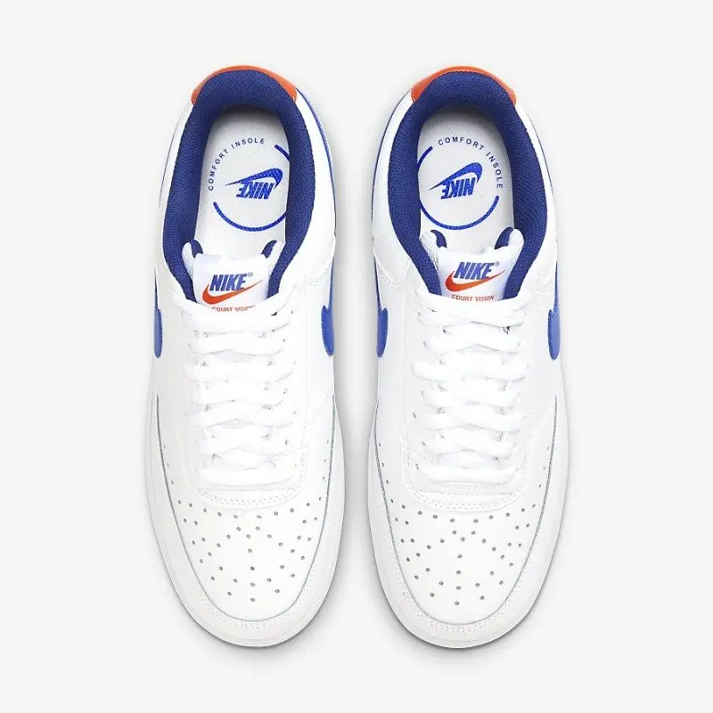 Giày Nike Court Vision Low Nam - Trắng Xanh Giày Nike Court Vision Low Nam - Trắng Xanh