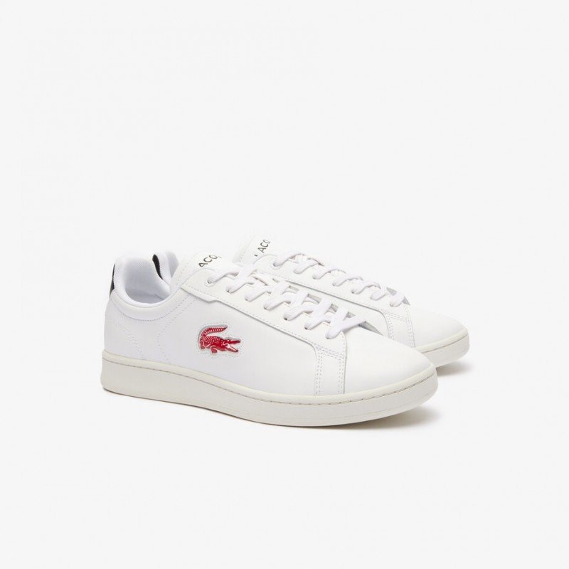 Giày Lacoste Carnaby Pro 124 Nam - Trắng Đỏ Giày Lacoste Carnaby Pro 124 Nam - Trắng Đỏ