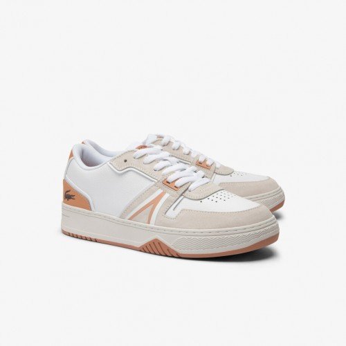 Giày Lacoste L001 124 Nam - Trắng Nâu Giày Lacoste L001 124 Nam - Trắng Nâu