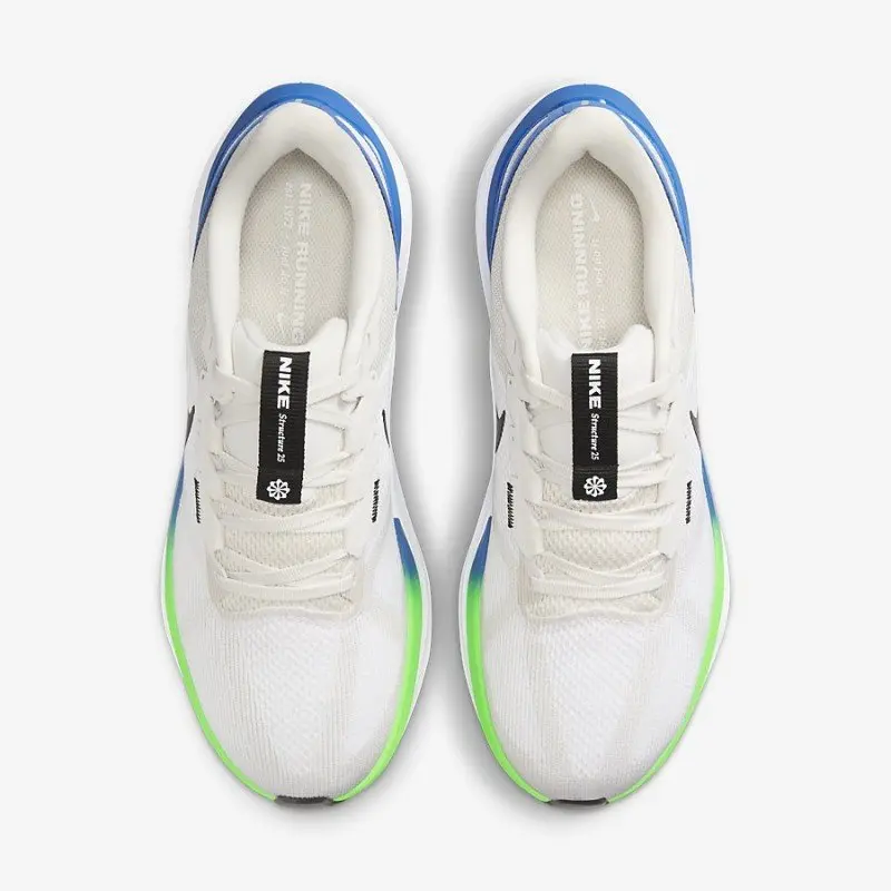 Giày Nike Air Zoom Structure 25 Nam - Trắng Xanh Giày Nike Air Zoom Structure 25 Nam - Trắng Xanh