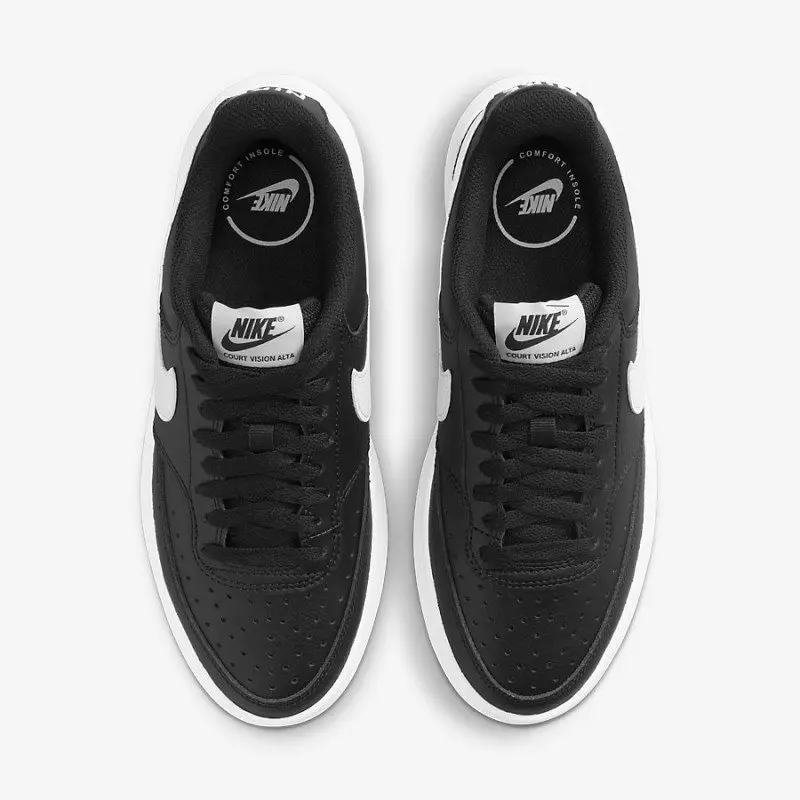 Giày Nike Court Vision Alta Nữ- Đen Trắng Giày Nike Court Vision Alta Nữ- Đen Trắng