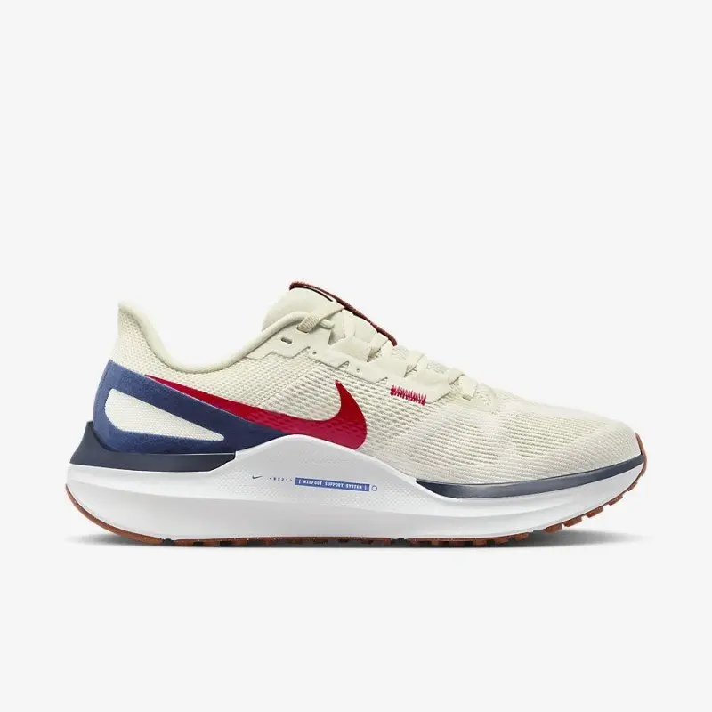 Giày Nike Air Zoom Structure 25 Nam - Trắng Xanh Đỏ Giày Nike Air Zoom Structure 25 Nam - Trắng Xanh Đỏ