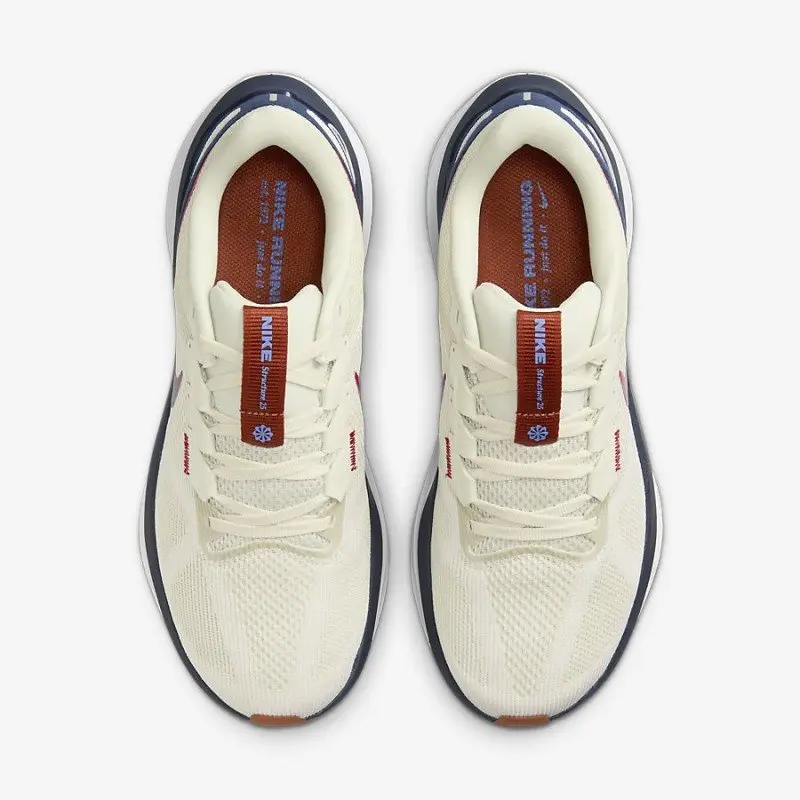 Giày Nike Air Zoom Structure 25 Nam - Trắng Xanh Đỏ Giày Nike Air Zoom Structure 25 Nam - Trắng Xanh Đỏ