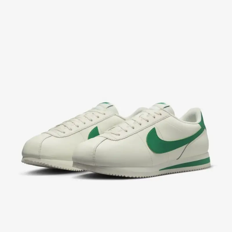 Giày Nike Cortez Leather Nam - Trắng Xanh Giày Nike Cortez Leather Nam - Trắng Xanh