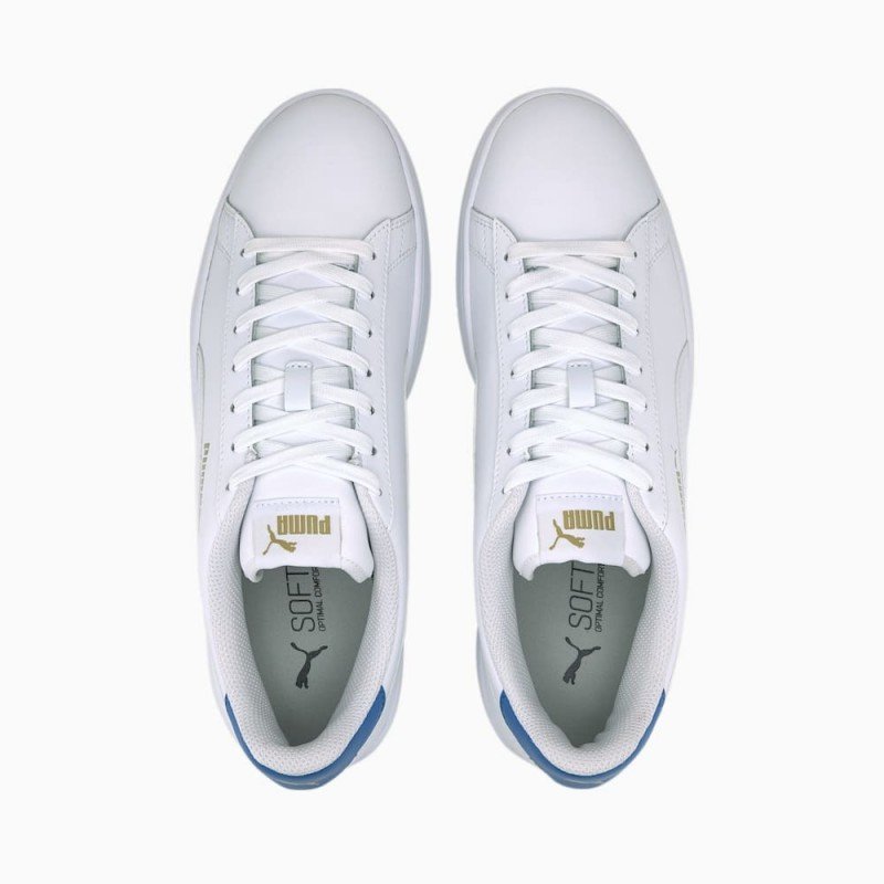 Giày Puma Smash V2 Nam - Trắng Xanh Giày Puma Smash V2 Nam - Trắng Xanh