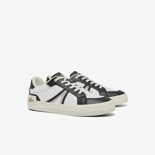 Giày Lacoste L004 224 Nam - Trắng Đen Giày Lacoste L004 224 Nam - Trắng Đen