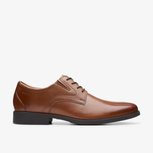 Giày Clarks Whiddon Plain Nam - Nâu
