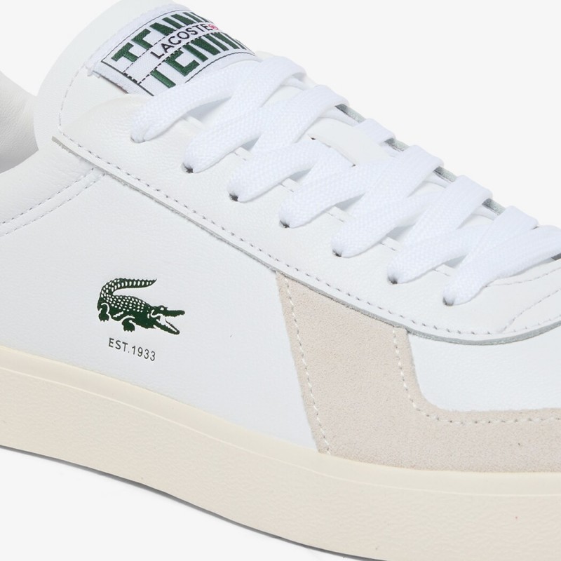 Giày Lacoste Baseshot Pro Leather Nam - Trắng Xanh