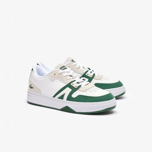 Giày Lacoste L001 Leather Nam - Trắng Xanh Lá Giày Lacoste L001 Leather Nam - Trắng Xanh Lá