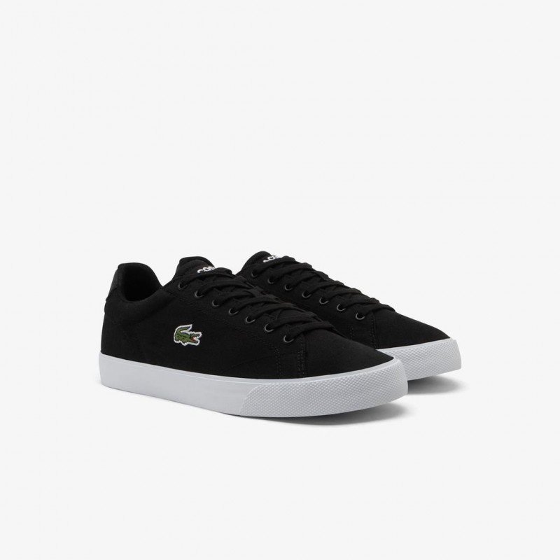 Giày Lacoste Lerond Set 125 Nam - Đen trắng