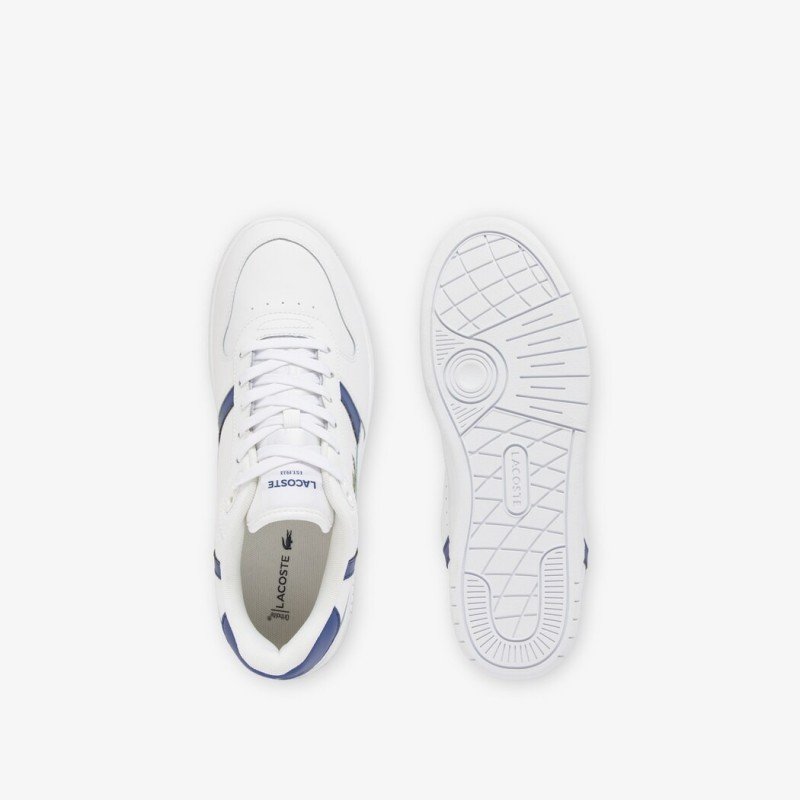 Giày Lacoste T-Clip 224 Leather Nam - Trắng Xanh