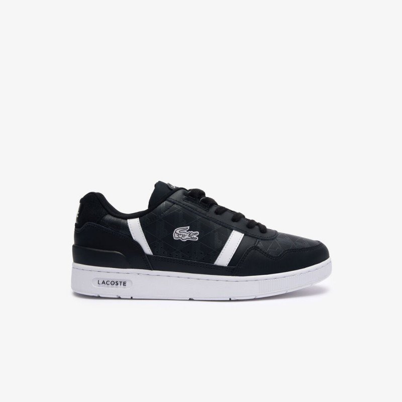 Giày Lacoste T-Clip Leather Nam - Đen