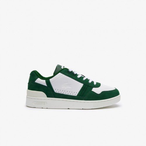 Giày Lacoste T-Clip Leather Nam - Trắng Xanh Lá Giày Lacoste T-Clip Leather Nam - Trắng Xanh Lá