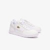 Giày Lacoste T-Clip Leather Nữ - Trắng Gold