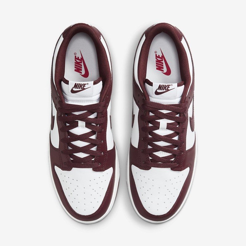 Giày Nike Dunk Low Retro Nam - Trắng Đỏ