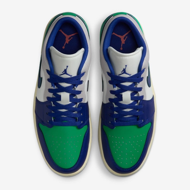 Giày Nike Air Jordan 1 Low Nam - Xám Xanh
