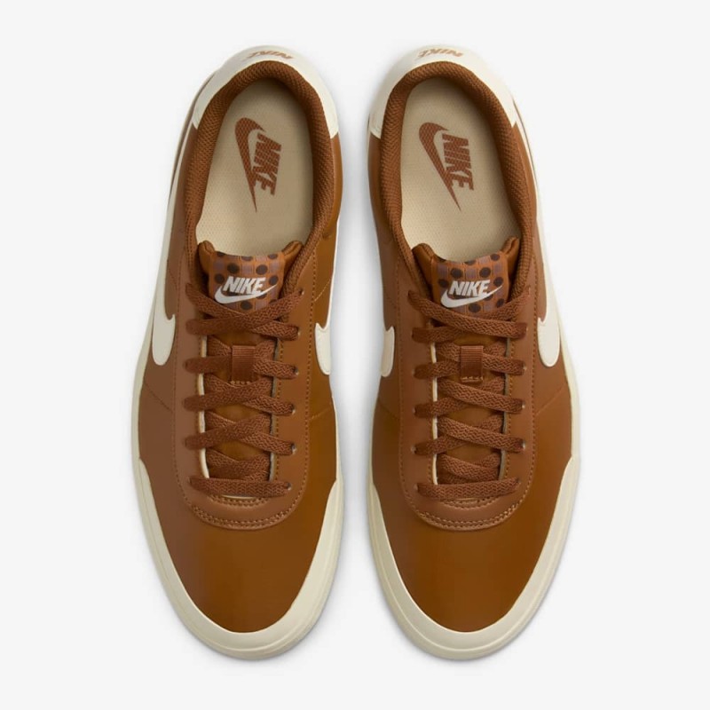 Giày Nike Court Shot Nam - Nâu Trắng