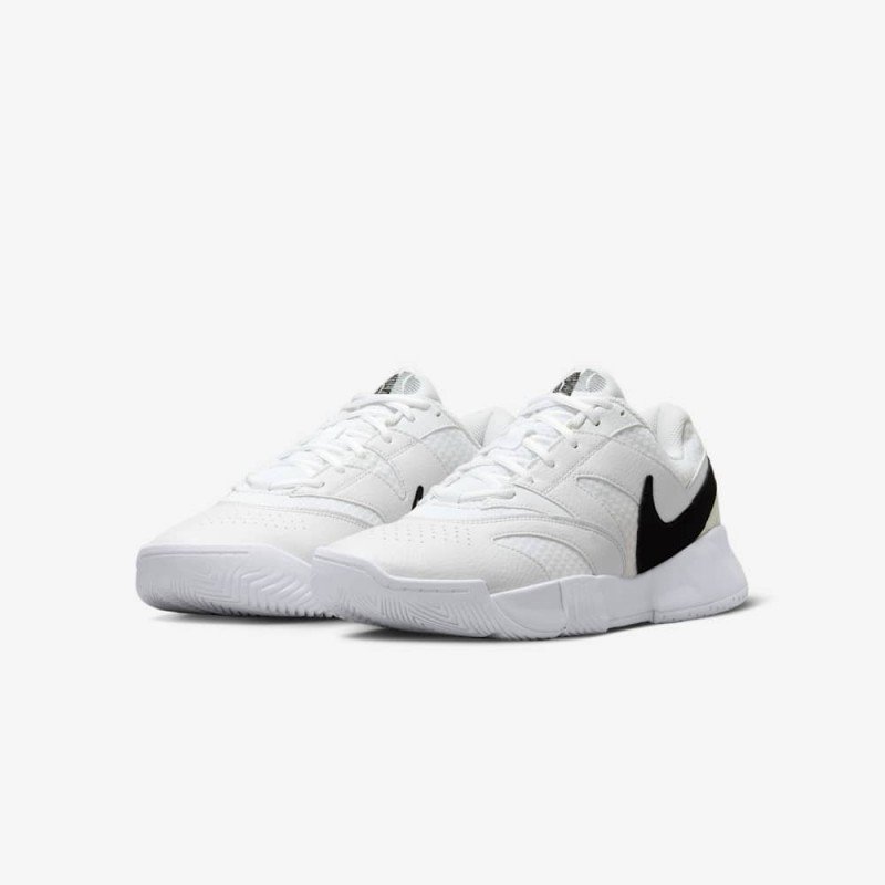 Giày Pickleball Tennis Nike Court Lite 4 Nam - Trắng Đen Giày Pickleball Tennis Nike Court Lite 4 Nam - Trắng Đen