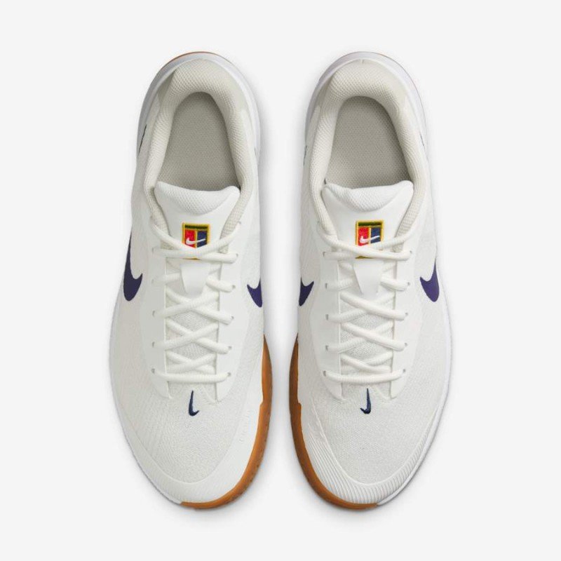 Giày Pickleball Tennis Nike Vapor Lite 3 Nam - Trắng Nâu Giày Pickleball Tennis Nike Vapor Lite 3 Nam - Trắng Nâu