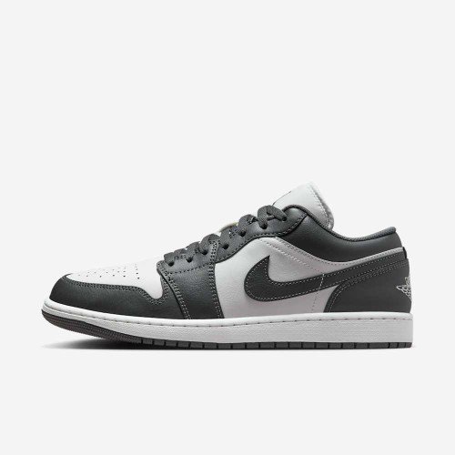 Giày Nike Air Jordan 1 Low Nam - Xám Trắng