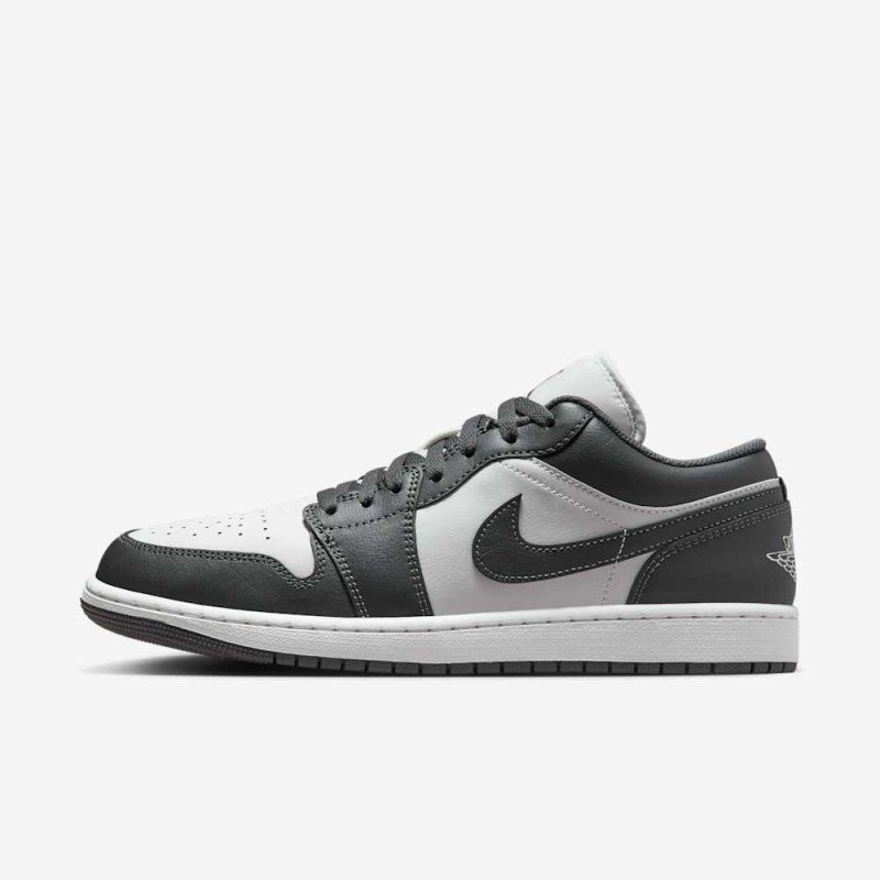 Giày Nike Air Jordan 1 Low Nam - Xám Trắng Giày Nike Air Jordan 1 Low Nam - Xám Trắng