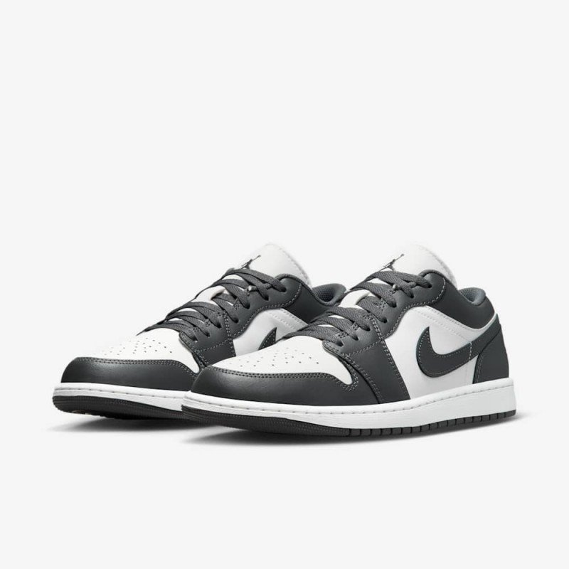 Giày Nike Air Jordan 1 Low Nam - Xám Trắng Giày Nike Air Jordan 1 Low Nam - Xám Trắng